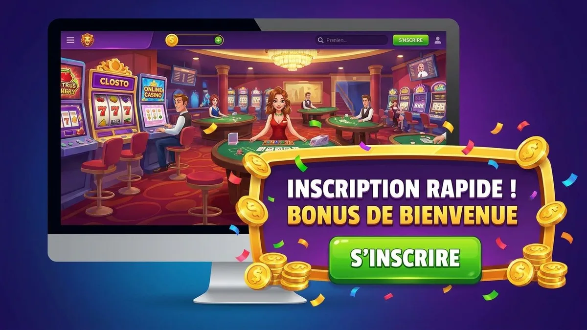 Inscription avec bonus